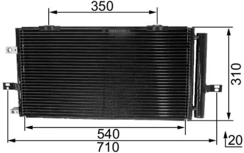 Condenser, air conditioning