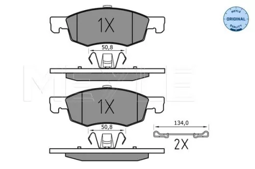 MEYLE Brake Pad Set, disc brake (0252214317)