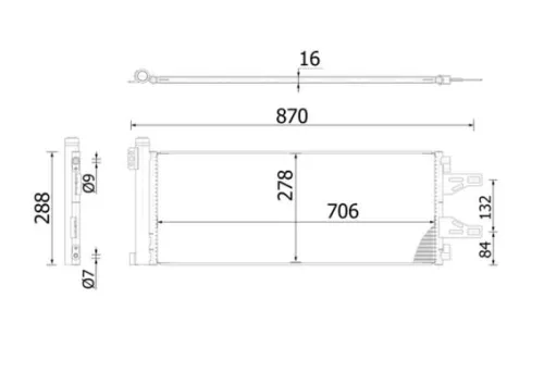 Condenser, air conditioning
