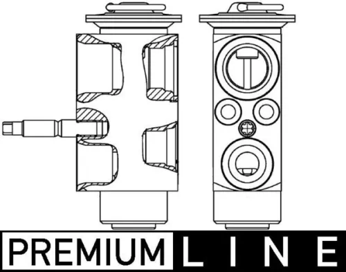 MAHLE Expansion Valve, air conditioning (AVE113000P)