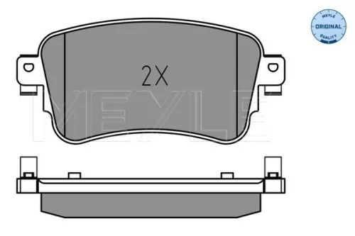 MEYLE Brake Pad Set, disc brake (0252258818)