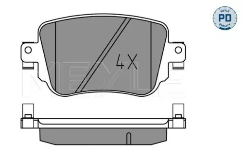 MEYLE Brake Pad Set, disc brake (0252510917/PD)
