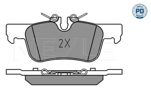 MEYLE Brake Pad Set, disc brake (0252533116/PD)