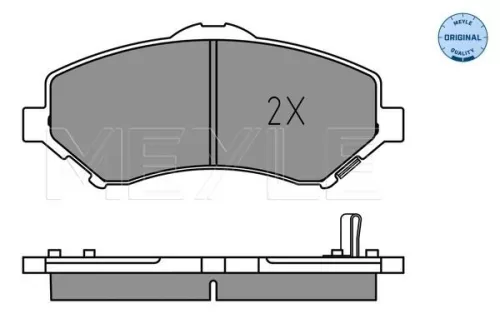 MEYLE Brake Pad Set, disc brake (0252460417)