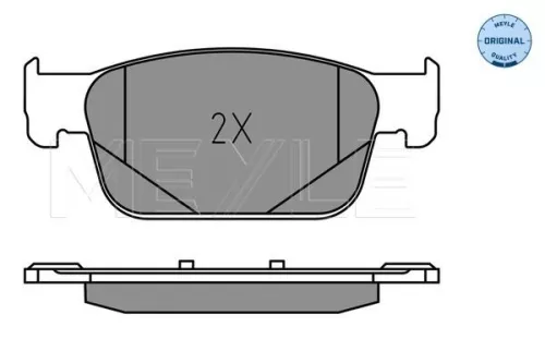 MEYLE Brake Pad Set, disc brake (0252238317)