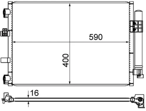Condenser, air conditioning