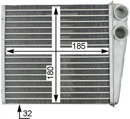 MAHLE Heat Exchanger, interior heating (AH208000S)