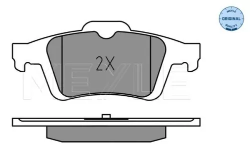 MEYLE Brake Pad Set, disc brake (0252413717)
