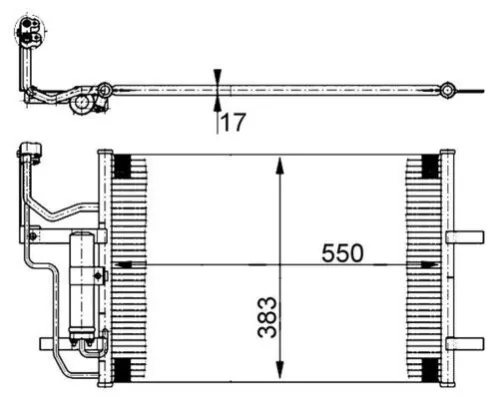 Condenser, air conditioning