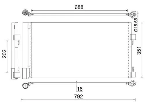 Condenser, air conditioning