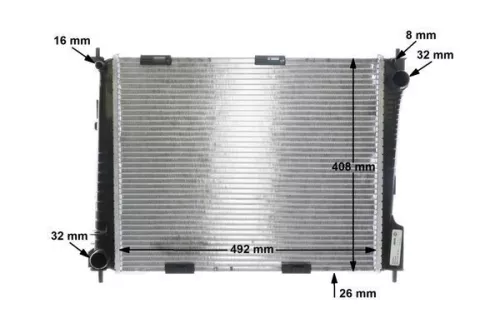MAHLE Radiator, engine cooling (CR841000S)