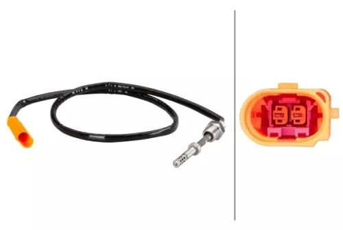 Sensor, exhaust gas temperature