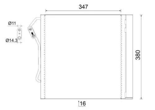 Condenser, air conditioning