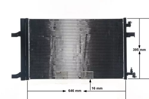 MAHLE Condenser, air conditioning (AC637000S)