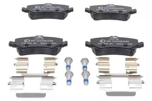 ATE Brake Pad Set, disc brake (13.0470-2736.2)