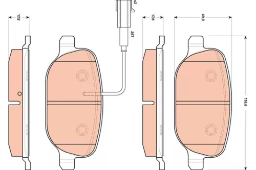 Brake Pad Set, disc brake