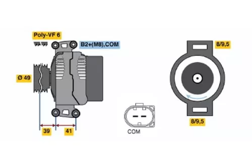 BOSCH Alternator (0986047240)