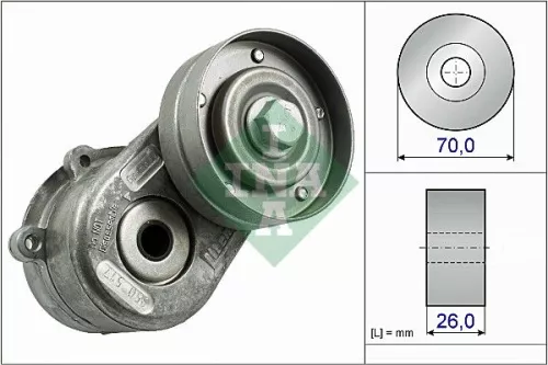 Belt Tensioner, V-ribbed belt