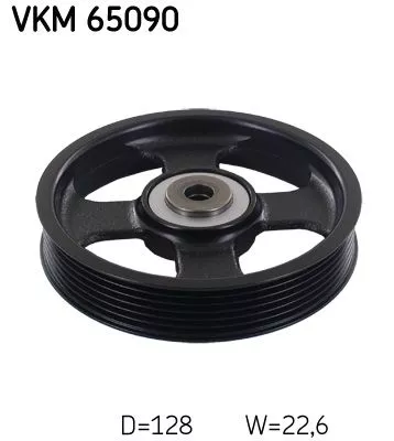Deflection/Guide Pulley, V-ribbed belt