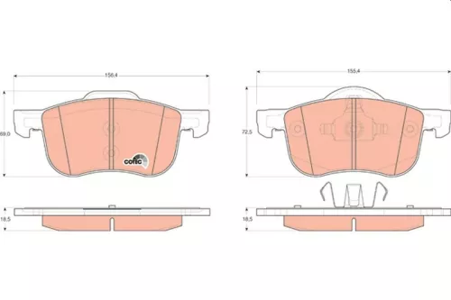 Brake Pad Set, disc brake