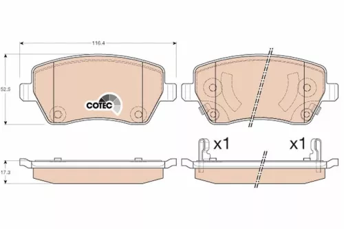 Brake Pad Set, disc brake