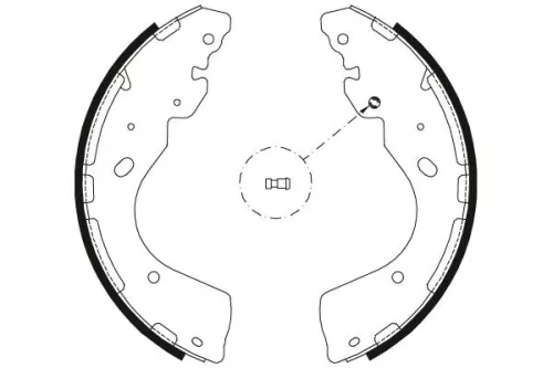 TRW Brake Shoe Set (GS8797)