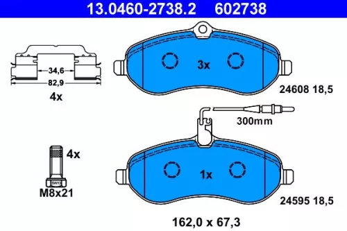 Brake Pad Set, disc brake
