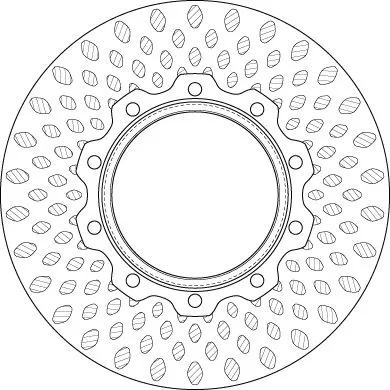 TRW Brake Disc (DF5019S)