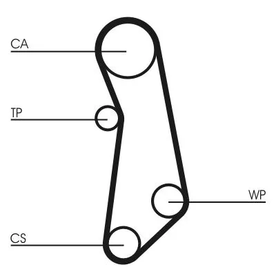 CONTINENTAL CTAM Water Pump & Timing Belt Kit (CT1114WP1)