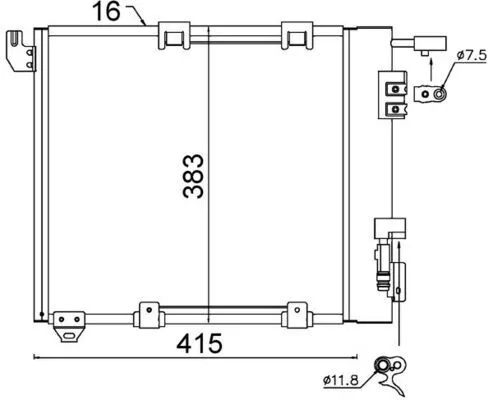 Condenser, air conditioning