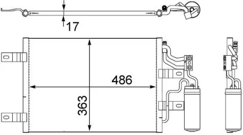 Condenser, air conditioning