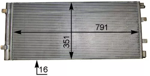MAHLE Condenser, air conditioning (AC776000S)