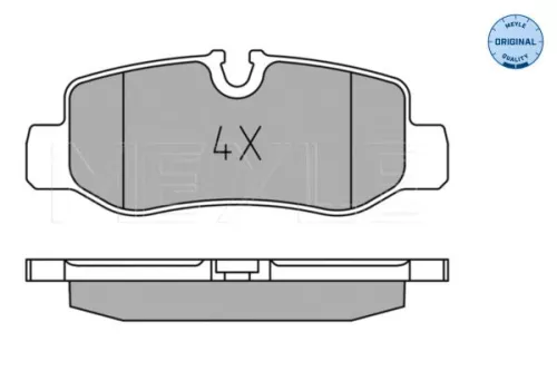 MEYLE Brake Pad Set, disc brake (0252210118)
