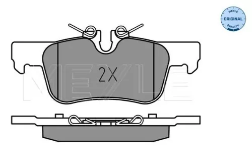 MEYLE Brake Pad Set, disc brake (0252533116)