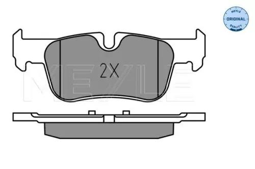 MEYLE Brake Pad Set, disc brake (0252533116)