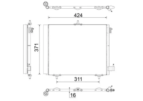Condenser, air conditioning