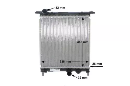 MAHLE Radiator, engine cooling (CR831000S)