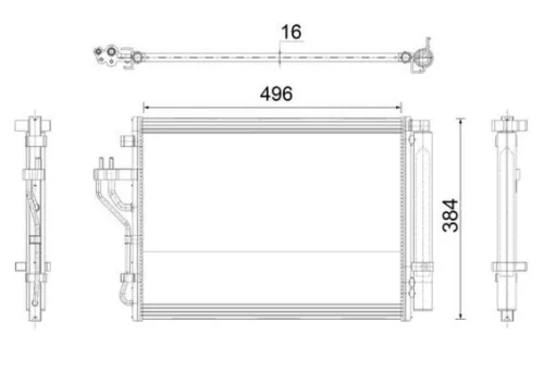 Condenser, air conditioning