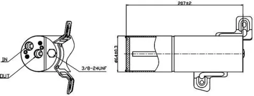 MAHLE Dryer, air conditioning (AD90000S)