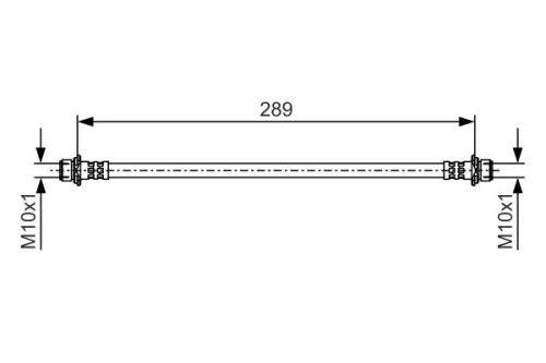 BOSCH Brake Hose (1987481A59)