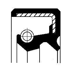 CORTECO Shaft Seal, automatic transmission (19017582B)