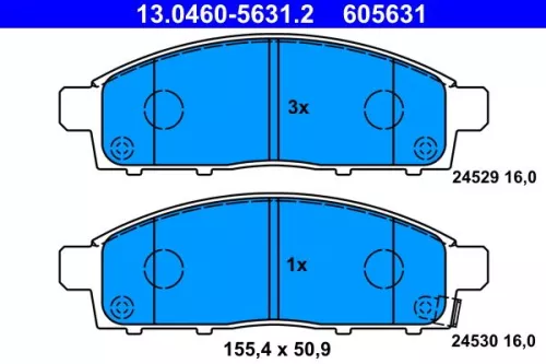 Brake Pad Set, disc brake