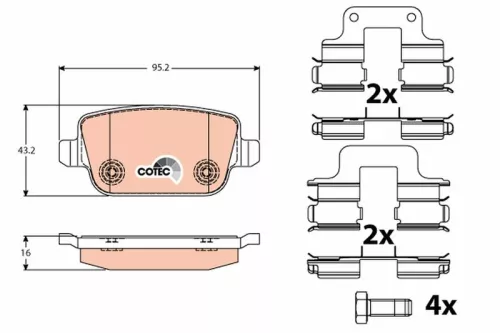 Brake Pad Set, disc brake