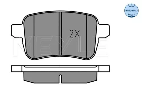 MEYLE Brake Pad Set, disc brake (0252515617)