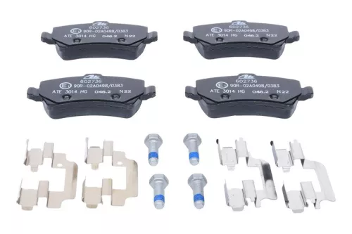 ATE Brake Pad Set, disc brake (13.0460-2736.2)