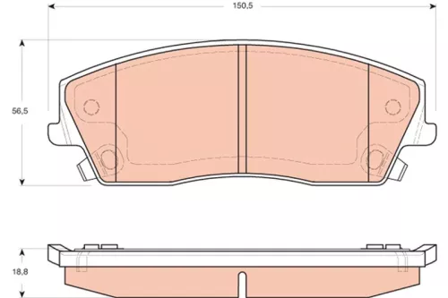 Brake Pad Set, disc brake