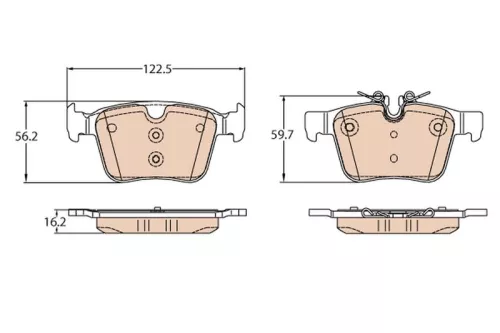 Brake Pad Set, disc brake