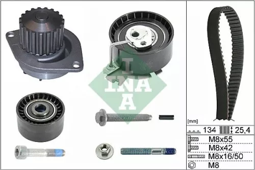 Schaeffler INA Water Pump, engine cooling (538028310)