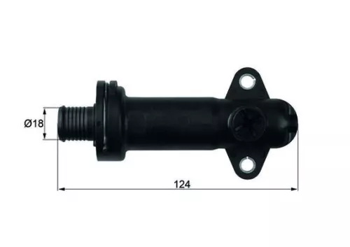 MAHLE Thermostat, exhaust gas recirculation cooling (TE170)