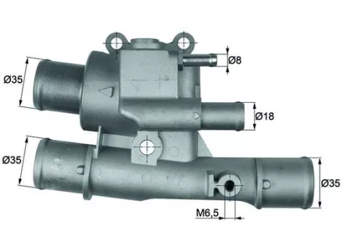 Thermostat, coolant
